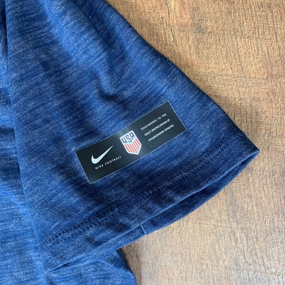 Blue Nike Team Sports USA Football Dri Fit T-Shirt - Picture 2 of 6